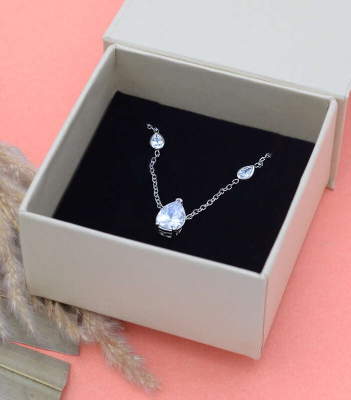 Party Wear Necklace Set Online - Raindrop Necklace